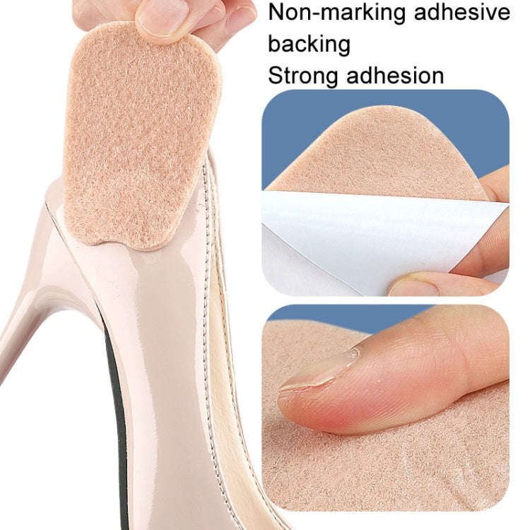 2pcs /Set Felt Tongue Stickers Soft Rebound Self-Adhesive Forefoot Pads, Size: L 8.5x6.5x0.3cm(Sk...