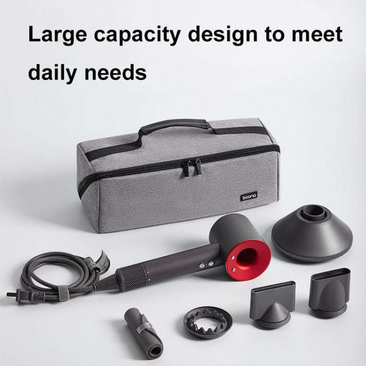 For Dyson Baona BN-DS010 Large Capacity Waterproof Hair Dryer Storage Bag(Black)