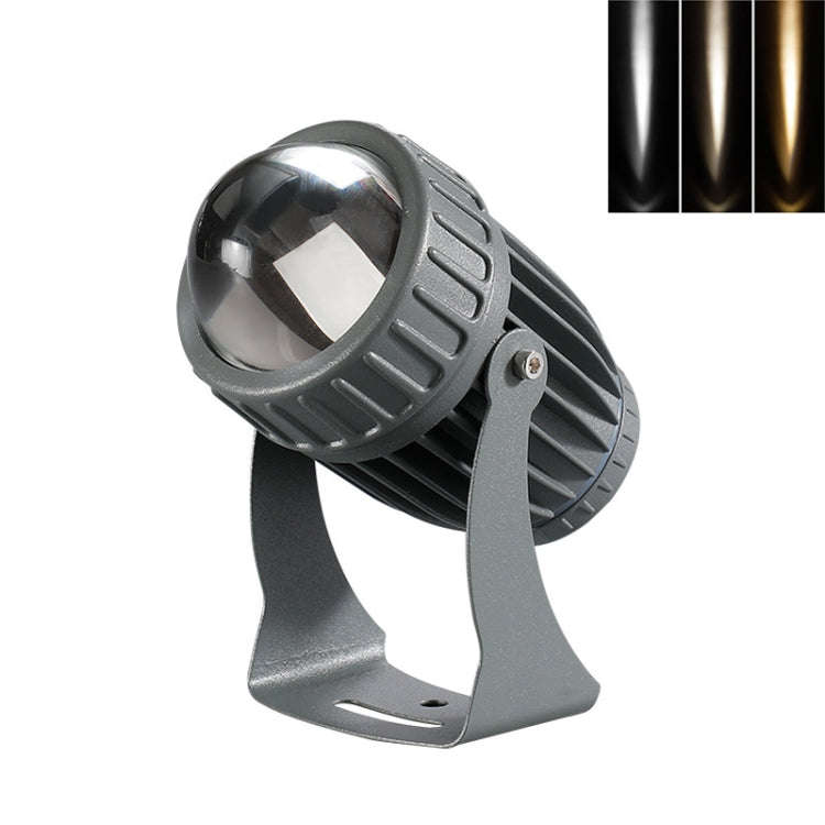 10W One Beam LED Spotlight Outdoor Waterproof Lighting Pillar Wall Light Remote Landscape Lamp, C...