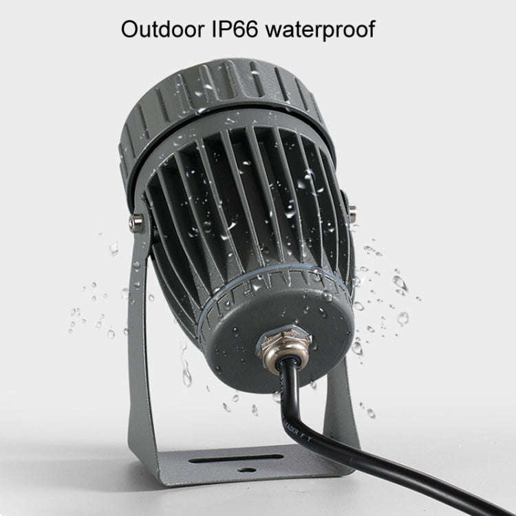 10W One Beam LED Spotlight Outdoor Waterproof Lighting Pillar Wall Light Remote Landscape Lamp, C...