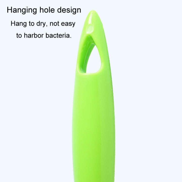 Flower Shaped Long Handle Pot Brush Kitchen Dishes Brush Sink Stove Cleaning Tool(Green)