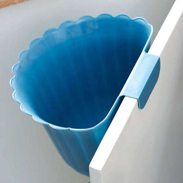 Multifunctional Hanging Kitchen Trash Can Household Flower Desktop Garbage Can(Green)