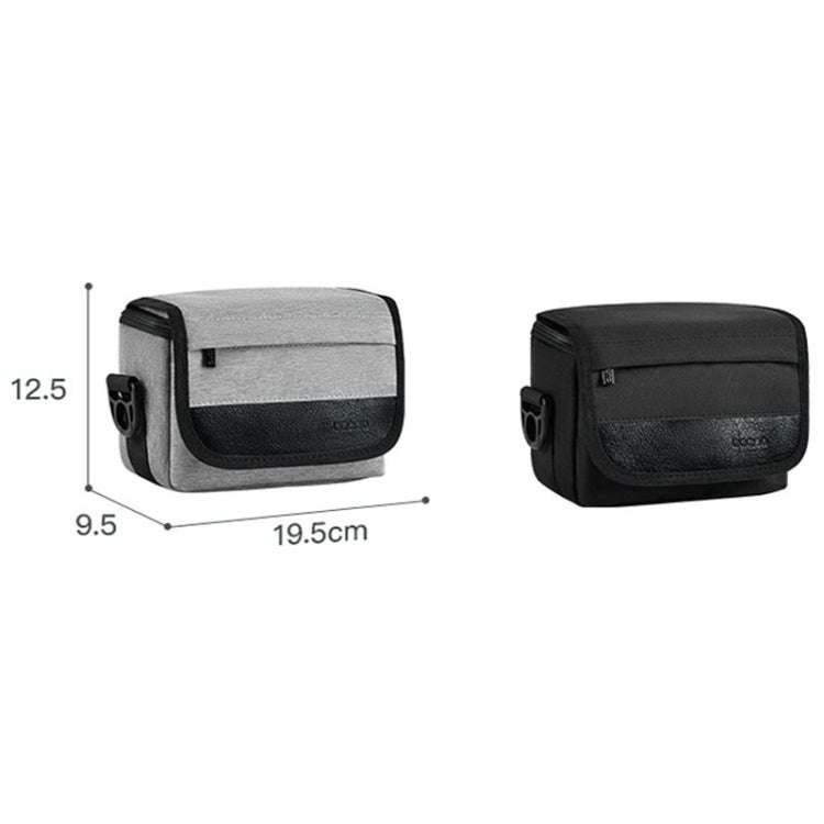For DJI Mini 4 Pro Baona BN-H016 Portable Waterproof Crossbody Drones Storage Bag(Grey)
