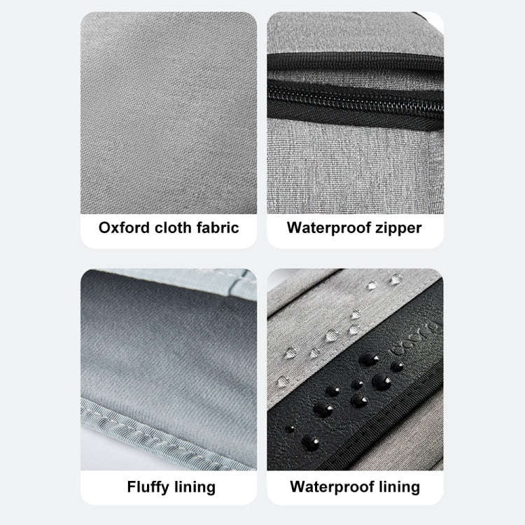 For DJI Mini 4 Pro Baona BN-H016 Portable Waterproof Crossbody Drones Storage Bag(Grey)