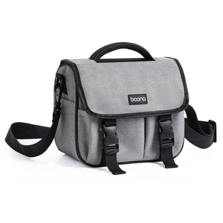 Baona BN-H017 Photography SLR / Micro Single Cross-Body Camera Storage Bag, Color: M Gray