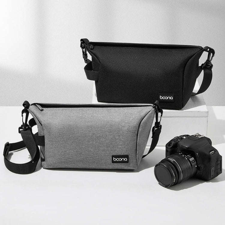Baona BN-H012 Multifunctional Outdoor Crossbody Digital Camera Bag Lens Protection Bag(Black)