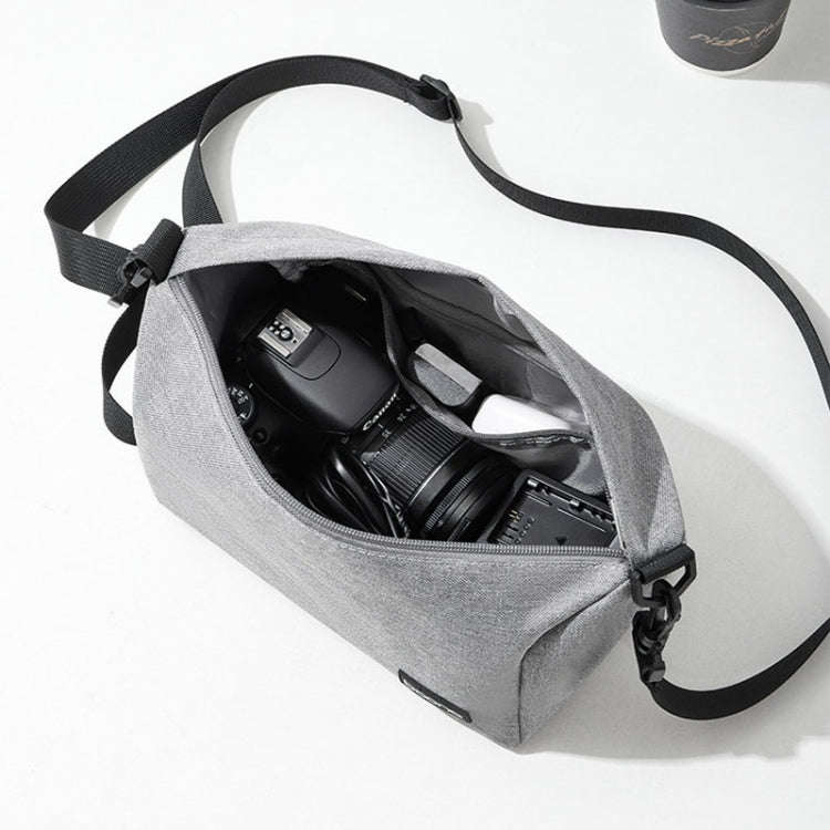 Baona BN-H012 Multifunctional Outdoor Crossbody Digital Camera Bag Lens Protection Bag(Black)