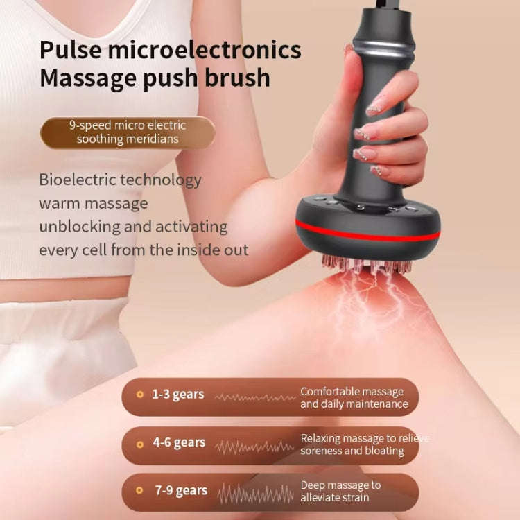Home Electric Meridian Brush Scraping Instrument EU Plug