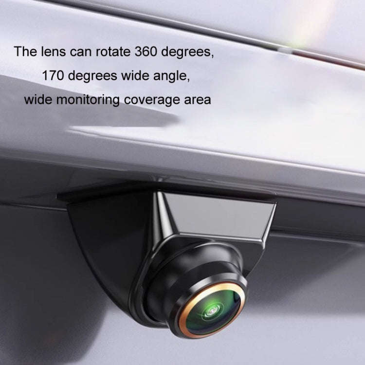 360-degree Adjustable Three-control Metal Fisheye Reversing Camera(Adjustable Korean Style)