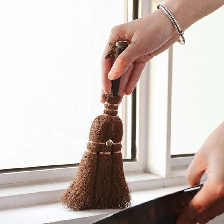 Palm Fiber BrushTea Ceremony Brush Household Cleaning Tools, Style: 22.5cm Large Round