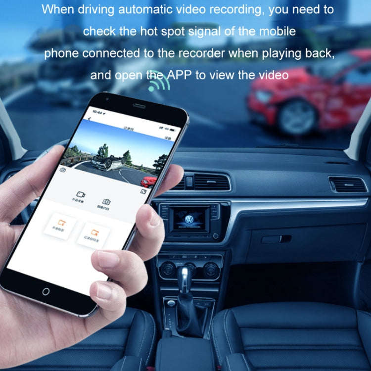 WIFI Mobile Phone 2K Ultra-Clear 360-Degree Rotating Driving Recorder, Version: USB Short Line(No...