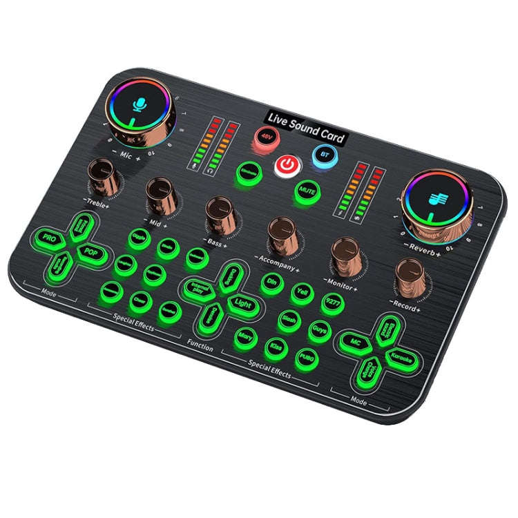 K600 48V English Version Live Dedicated Sound Card(Black)