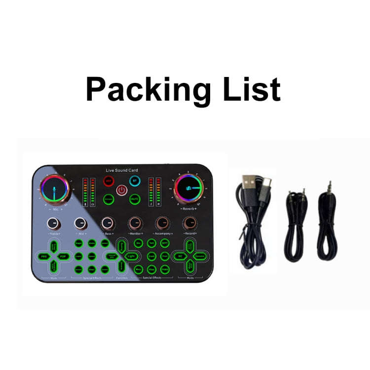 K600 48V English Version Live Dedicated Sound Card(Black)