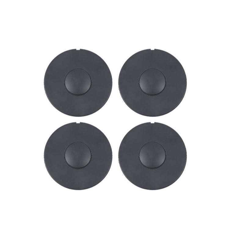 For 2024 Tesla Model 3 4pcs /Set Wheel Center Cover Modification Accessories(Matte Black)
