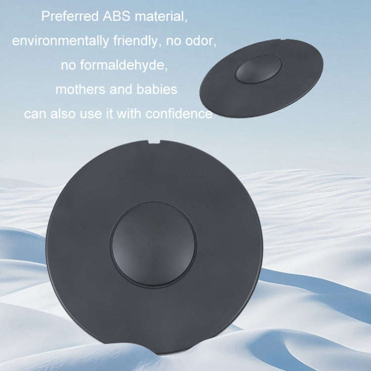 For 2024 Tesla Model 3 4pcs /Set Wheel Center Cover Modification Accessories(Matte Black)