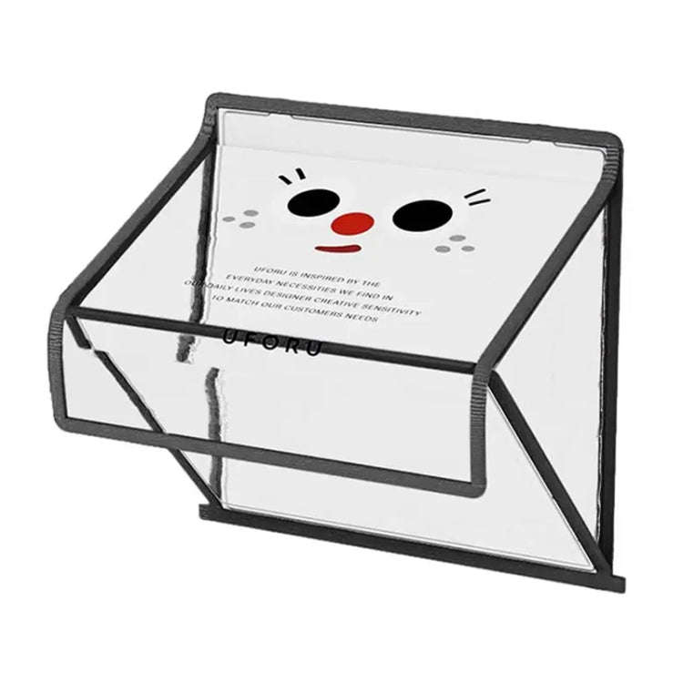 Bathroom Hanging Bag Foldable Transparent With Lid Waterproof Clothes Socks Storage Bag, Color: L...