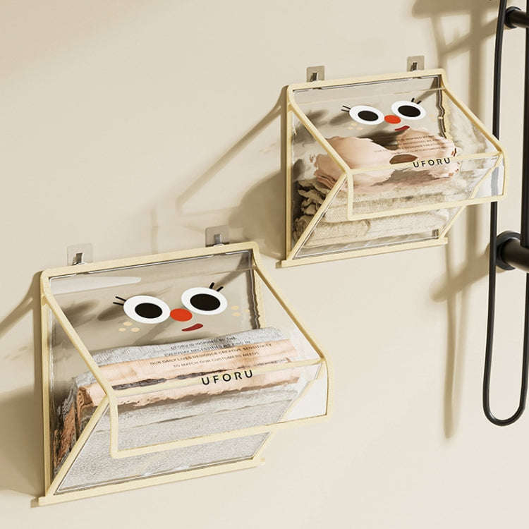 Bathroom Hanging Bag Foldable Transparent With Lid Waterproof Clothes Socks Storage Bag, Color: L...