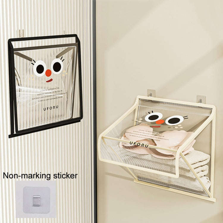 Bathroom Hanging Bag Foldable Transparent With Lid Waterproof Clothes Socks Storage Bag, Color: S...
