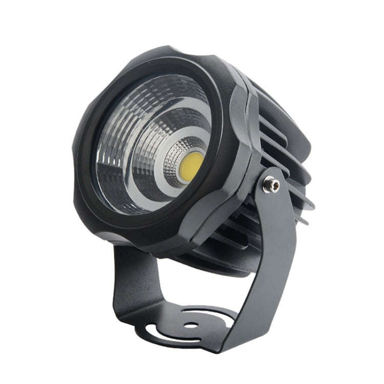 LED Flood Light COB Outdoor Waterproof Spotlight Billboard Lights Garden Lamp, Color: 10W 7 Colors