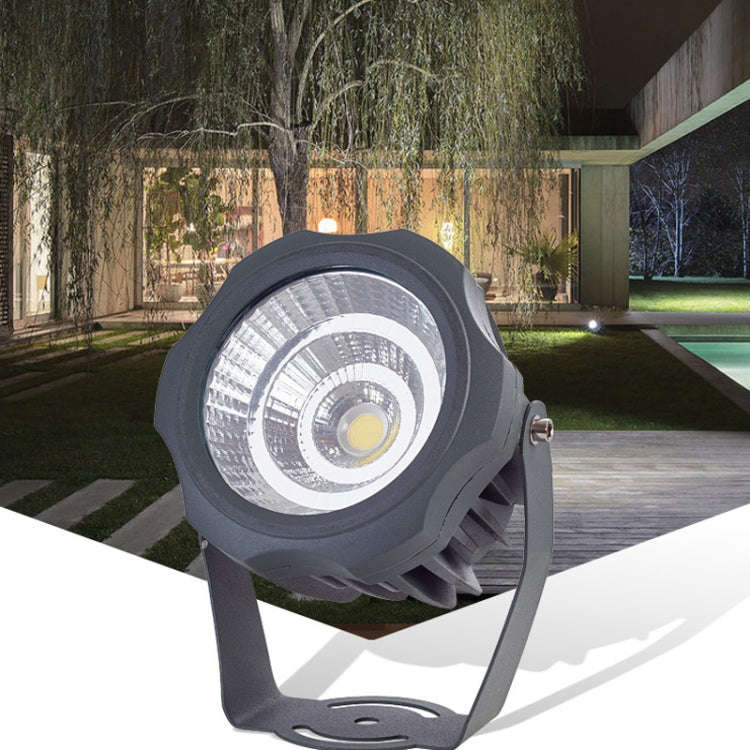 LED Flood Light COB Outdoor Waterproof Spotlight Billboard Lights Garden Lamp, Color: 30W 7 Colors