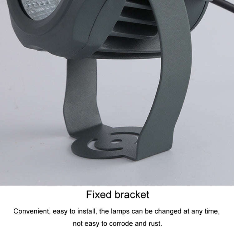 LED Flood Light COB Outdoor Waterproof Spotlight Billboard Lights Garden Lamp, Color: 30W 7 Colors