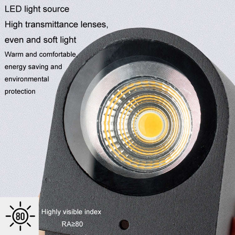 LED Outdoor Wall Lights Waterproof Exterior Villa Door Patio Lights Background Glow Spotlights, S...
