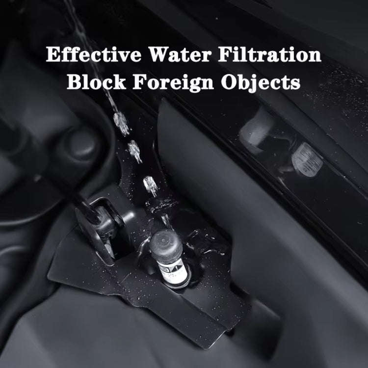 For 2024 Tesla Model 3 Left-hand Drive Front Hood With Full Anti-Blocking Water Channel(2pcs /Set)
