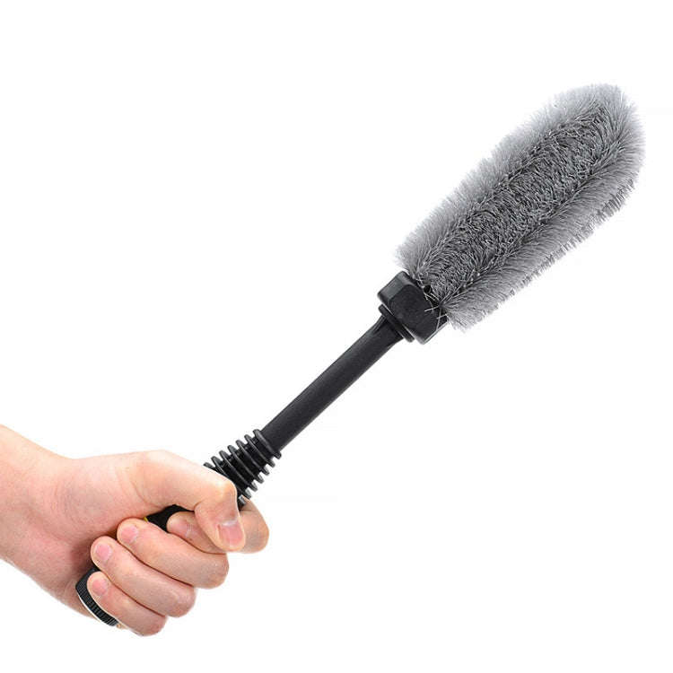 Wheel Hub Brush High Pressure Water-through Soft Bristle Cleaning Brush(40x6x6cm)