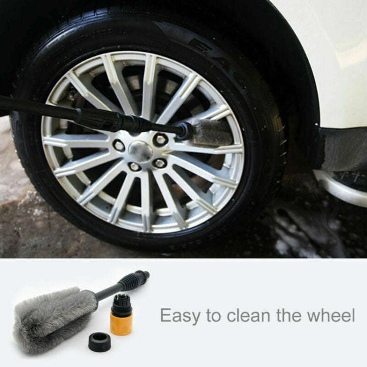 Wheel Hub Brush High Pressure Water-through Soft Bristle Cleaning Brush(40x6x6cm)