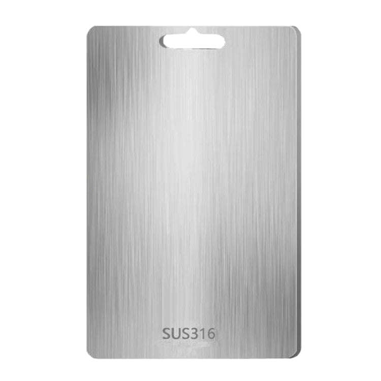 316 46x30cm Stainless Steel Anti-Bacterial Anti-Mold Board Home Kitchen Thickened Chopping Board