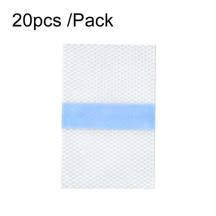 20pcs /Pack Square PU Film Silicone Gel Waterproof Breathable Ear Patch