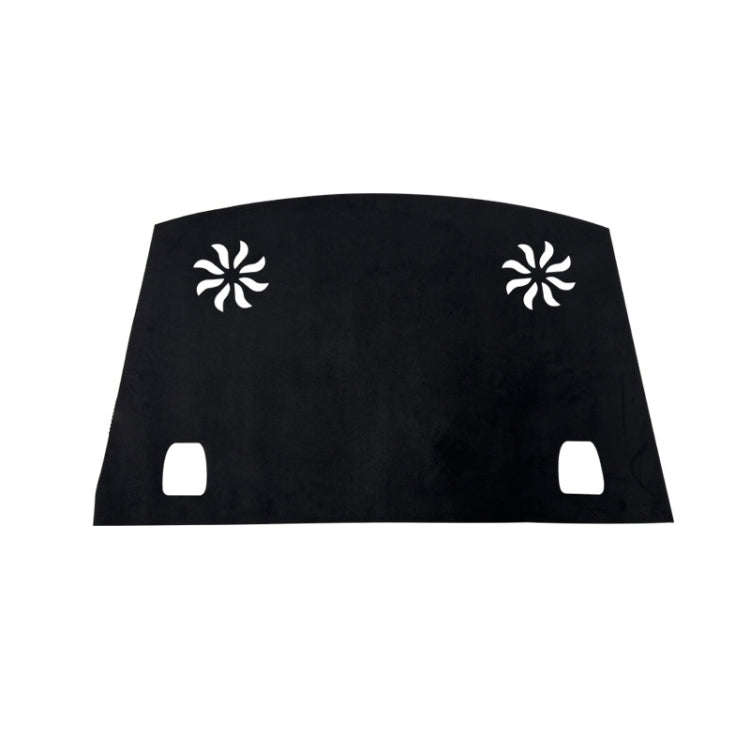 For 2024 Tesla Model 3 Rearwindow Car Suede Light-Proof Pad