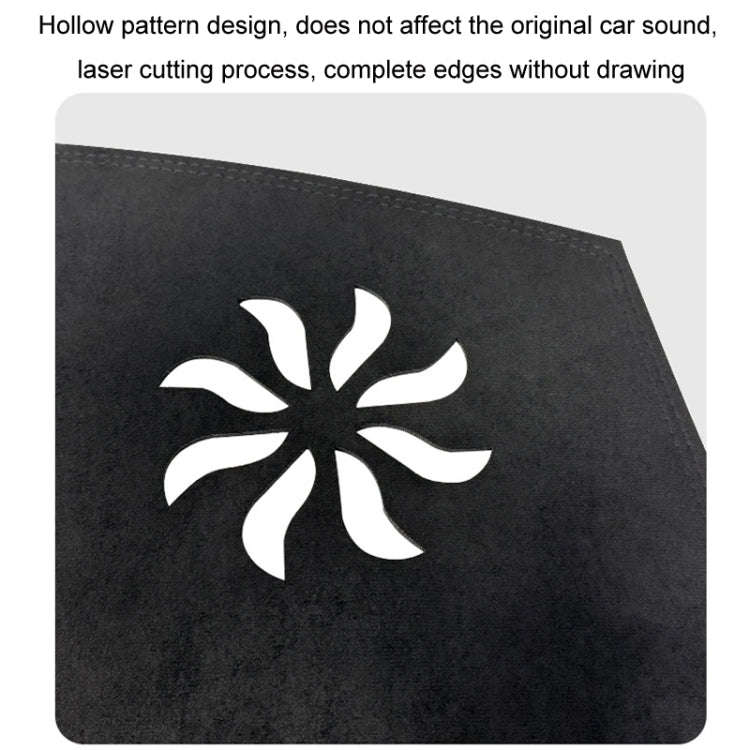 For 2024 Tesla Model 3 Dashboard Car Suede Light-Proof Pad