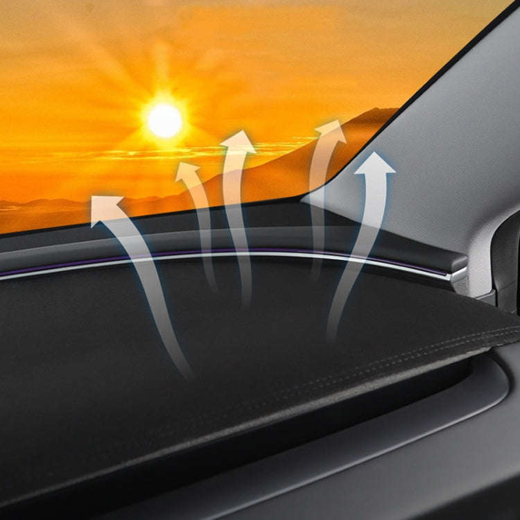 For 2024 Tesla Model 3 Rearwindow Car Suede Light-Proof Pad