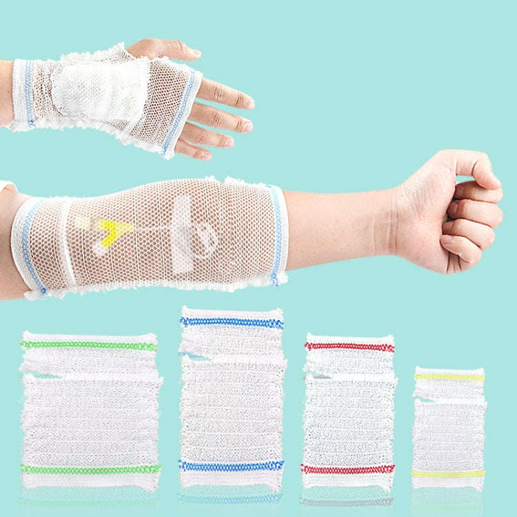 PICC Mesh Bandage Cover IOL Placement Fixation Nursing Isolation Mesh, Color: Red Edge M For 9-17...