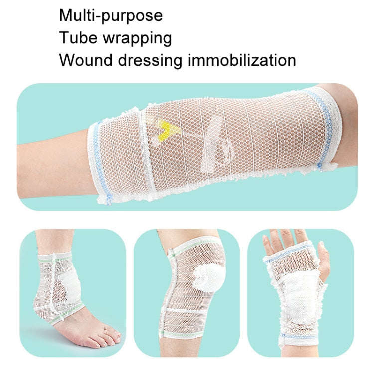 PICC Mesh Bandage Cover IOL Placement Fixation Nursing Isolation Mesh, Color: Red Edge M For 9-17...