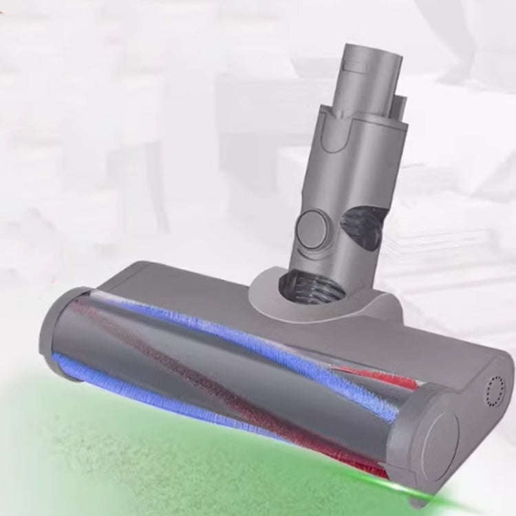 For Dyson V6 Vacuum Cleaner Floor Brush Head with Green LED Light