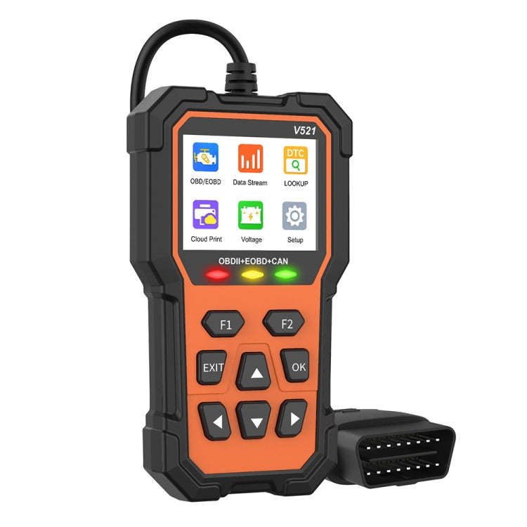 Multifunctional OBD Vehicle Fault Diagnostic Instrument Performance Test(Orange)