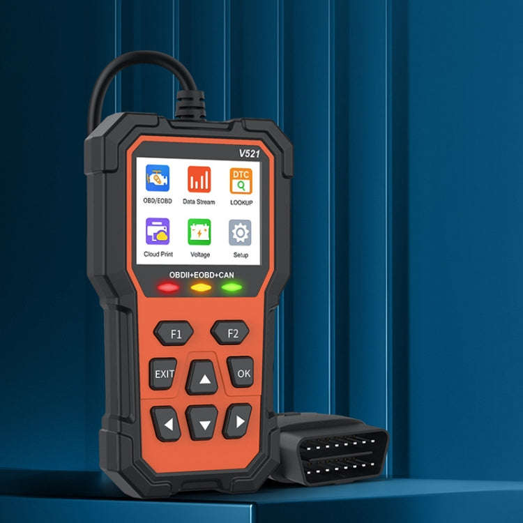 Multifunctional OBD Vehicle Fault Diagnostic Instrument Performance Test(Orange)