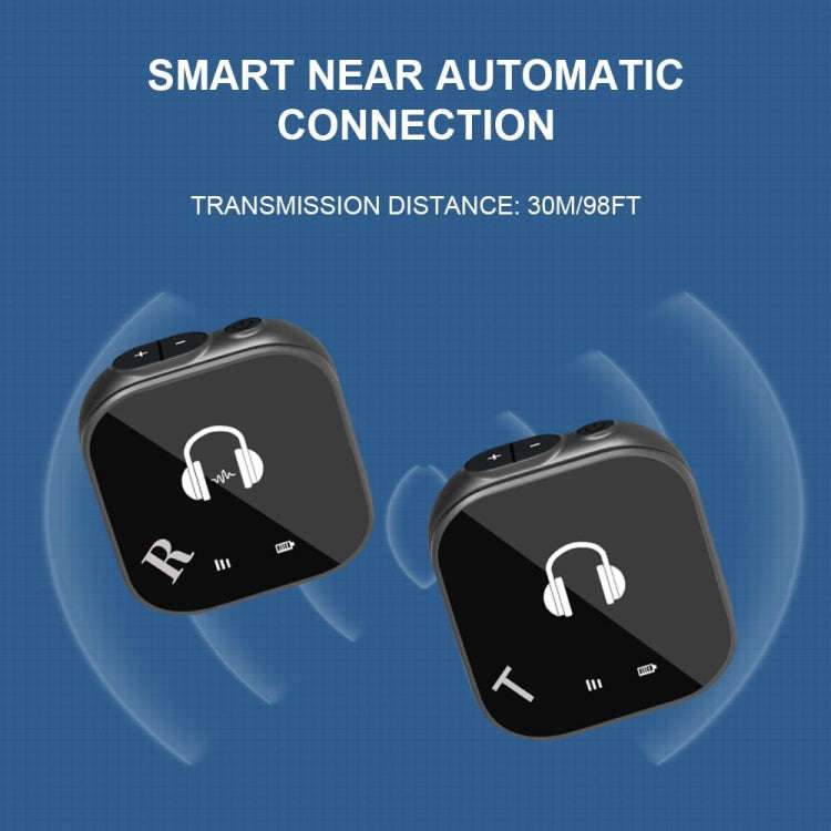 5.8G Wireless In Ear Monitor System Dual-Earphone Monitoring Transmitter Receiver, Spec: One To Two