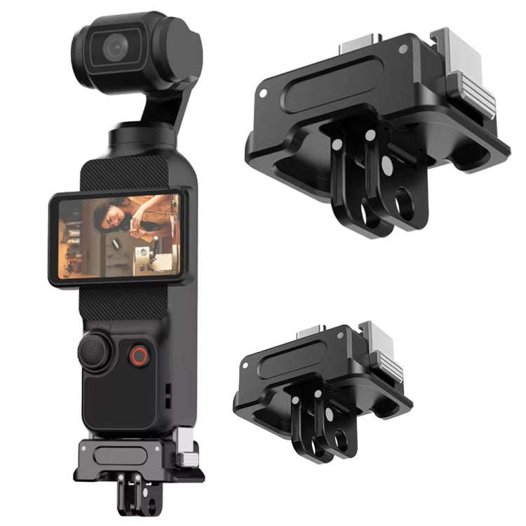 For DJI OSMO Pocket 3 Camera Charging Base Quick Release Mount Adapter With 1/4 Inch Hole, Spec: ...