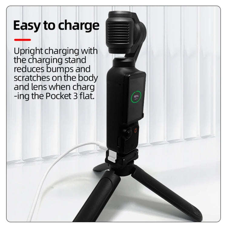 For DJI OSMO Pocket 3 Camera Charging Base Quick Release Mount Adapter With 1/4 Inch Hole, Spec: ...