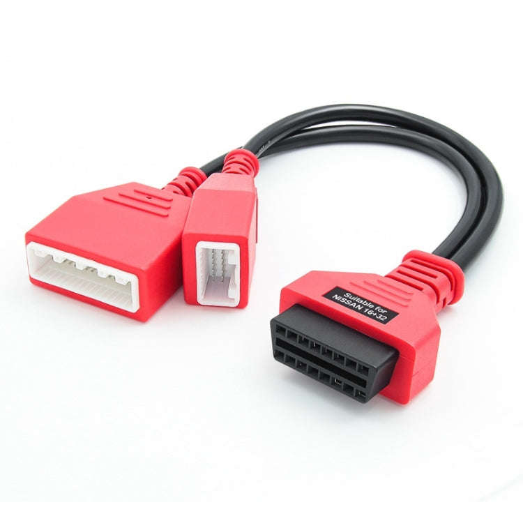 16+32 PIN OBD Gateway Adapter For Nissan(Red)