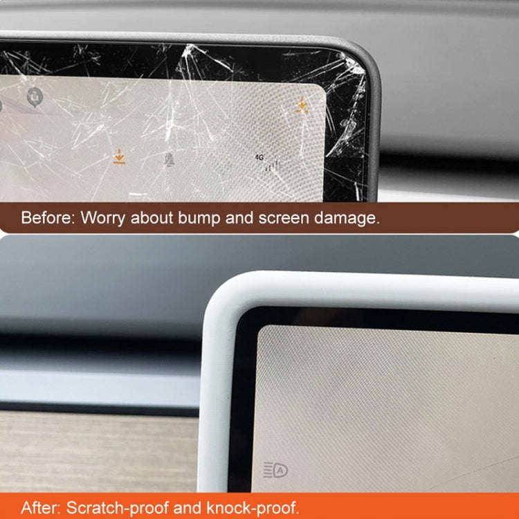 For Tesla Model 3 2024  Screen Bumper Protective Cover Silicone Frame