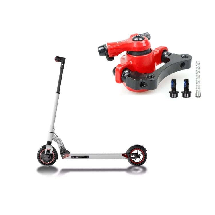 For KUGOO M4 10 inch Electric Scooter Disc Brake(Red)