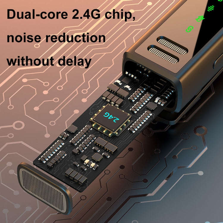 J88 Mini Intelligent Noise Reduction Wireless Collar Microphone, Spec: Type-C + 8 Pin Adapter(Black)