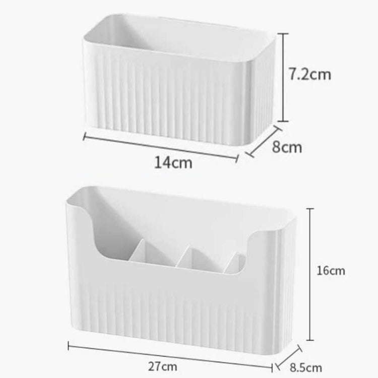 Large Kitchen Cabinet Door Cling Film Organizer Household Wall Mounted Refrigerator Side Shelf