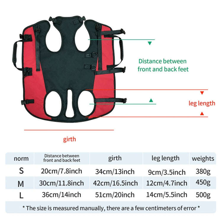 Dog Carrier Backpack Horizontal Four-legged Carrying Bag For Outdoor Riding, Size: S(Black Yellow)