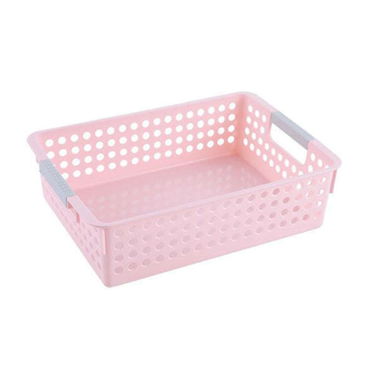 Plastic Storage Basket Desktop Sundry Organizer Frame Toys Kitchen Snacks Storage Box, Style: Sha...