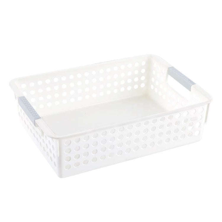 Plastic Storage Basket Desktop Sundry Organizer Frame Toys Kitchen Snacks Storage Box, Style: Sha...